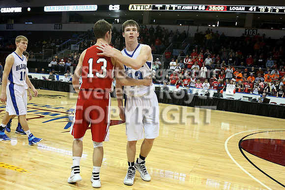 1AD2 Boys Third Place Game - Beloit St. John's Tipton vs Logan