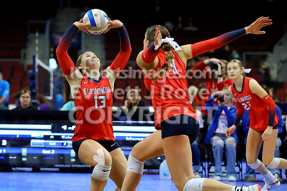 Maranatha Academy vs Ellinwood 2A State Volleyball Tournament