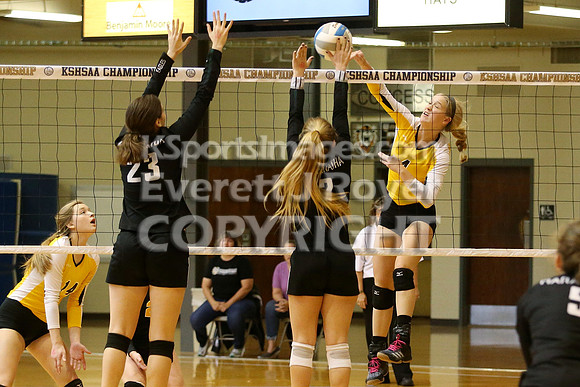 Garden Plain vs  Maranatha 2A Volleyball