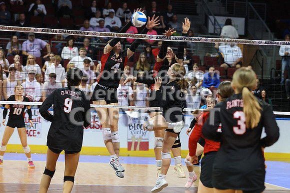 Little River vs Flinthills at the 1AD1 State Volleyball Tournament