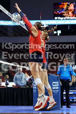 Maranatha Academy vs Ellinwood 2A State Volleyball Tournament