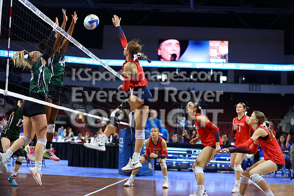 Maranatha Academy vs Ellinwood 2A State Volleyball Tournament