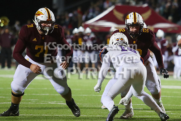 Hays High vs Valley Center 5A Football Playoff Game
