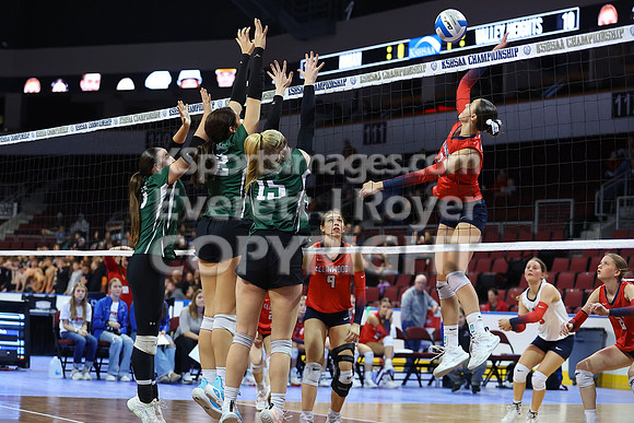 Maranatha Academy vs Ellinwood 2A State Volleyball Tournament