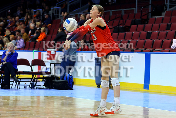 Maranatha Academy vs Ellinwood 2A State Volleyball Tournament