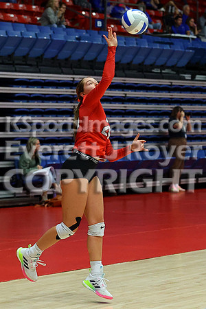 Hoisington vs Neodesha Pool Play at the 3A State Volleyball Tournament