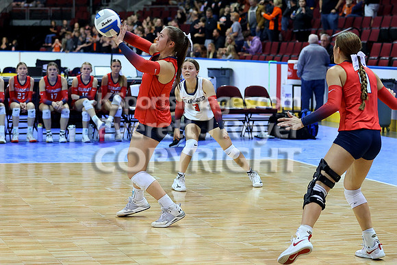 Maranatha Academy vs Ellinwood 2A State Volleyball Tournament