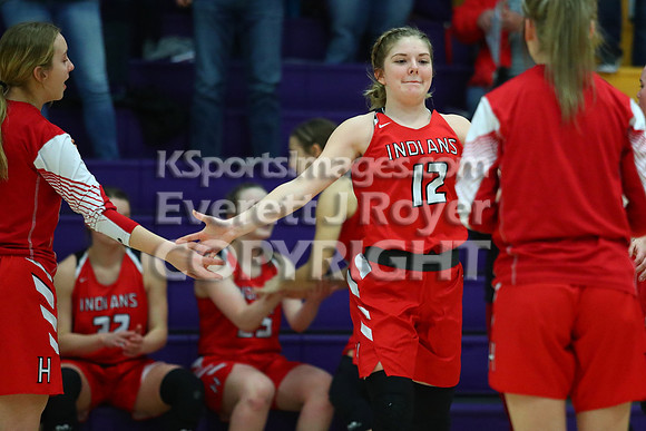Trego County vs Hoxie 2A Girls Basketball