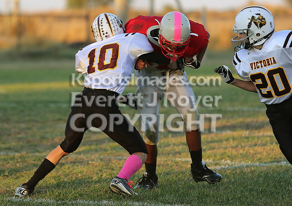 Victoria - Macksville Junior High Football Game