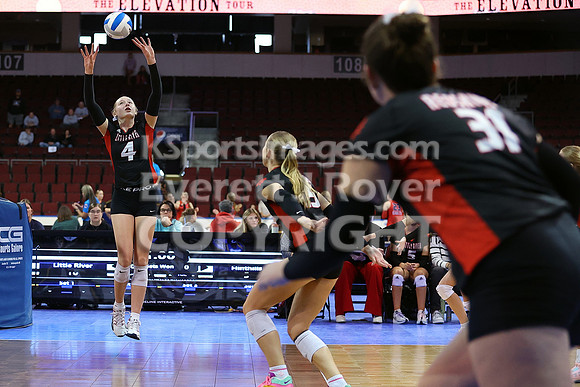 Little River vs Flinthills at the 1AD1 State Volleyball Tournament