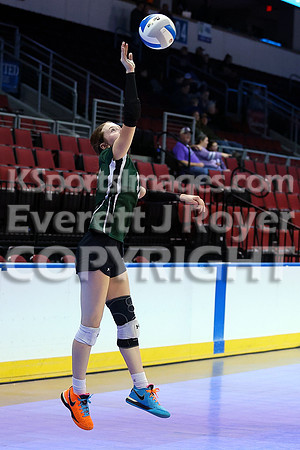 Maranatha Academy vs Ellinwood 2A State Volleyball Tournament