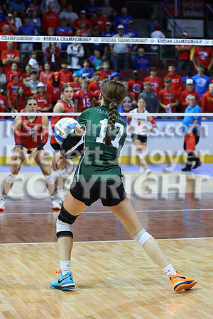 Maranatha Academy vs Ellinwood 2A State Volleyball Tournament