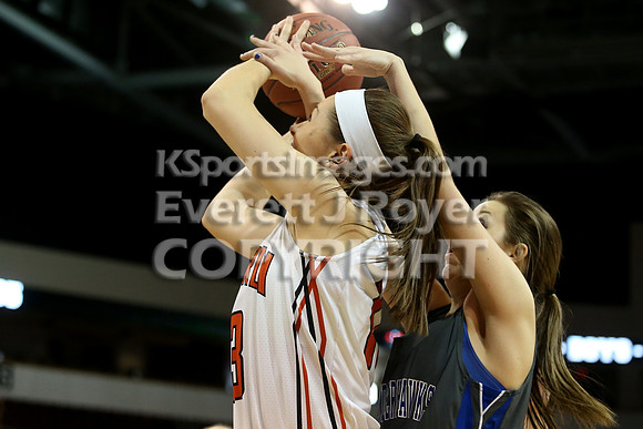 Waverly defeated Wheatland-Grinnell to win the 2017 KSHSAA Boys Basketball Championship at United Wireless Arena in Dodge City on Saturday, March 11, 2017.