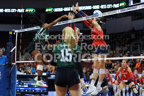 Maranatha Academy vs Ellinwood 2A State Volleyball Tournament
