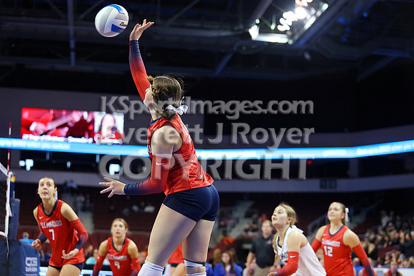 Maranatha Academy vs Ellinwood 2A State Volleyball Tournament