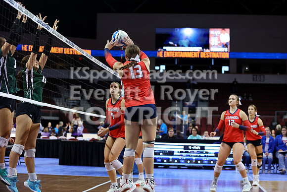Maranatha Academy vs Ellinwood 2A State Volleyball Tournament
