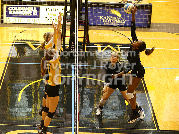 Garden Plain vs  Maranatha 2A Volleyball