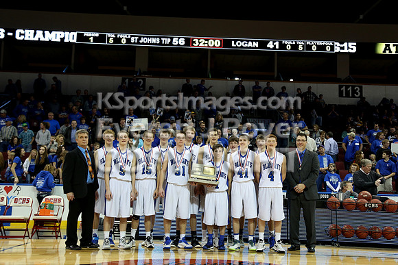 1AD2 Boys Third Place Game - Beloit St. John's Tipton vs Logan