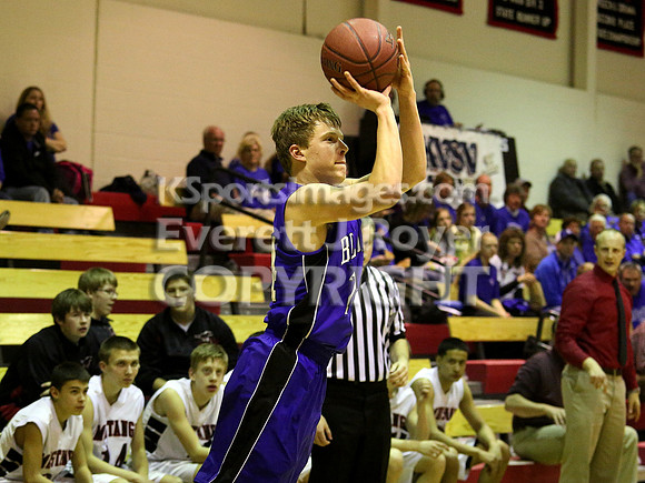 St. Johns Beloit-Tipton Blujays vs. Sylvan-Lucas Mustangs Boys Basketball