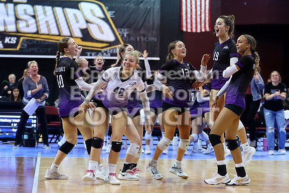 Valley Heights vs Inman 2A State Volleyball Tournament
