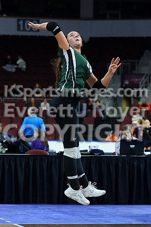 Maranatha Academy vs Ellinwood 2A State Volleyball Tournament