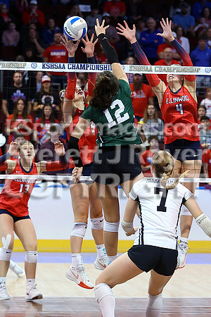 Maranatha Academy vs Ellinwood 2A State Volleyball Tournament