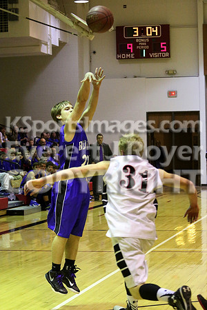 St. Johns Beloit-Tipton Blujays vs. Sylvan-Lucas Mustangs Boys Basketball