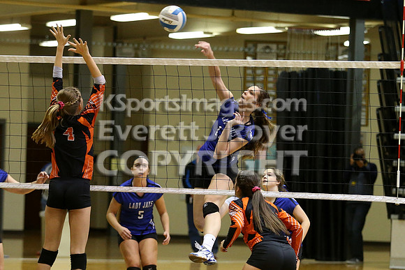 Waverly defeated Beloit St. John's-Tipton in pool play at the KSHSAA Class 1AD2 Volleyball State Championship on Friday, October 27, 2017.  (Photo: Everett Royer, www.ksportsimages.com)