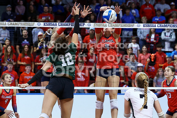 Maranatha Academy vs Ellinwood 2A State Volleyball Tournament