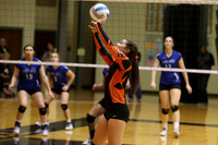 Waverly defeated Beloit St. John's-Tipton in pool play at the KSHSAA Class 1AD2 Volleyball State Championship on Friday, October 27, 2017.  (Photo: Everett Royer, www.ksportsimages.com)