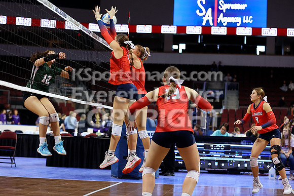 Maranatha Academy vs Ellinwood 2A State Volleyball Tournament