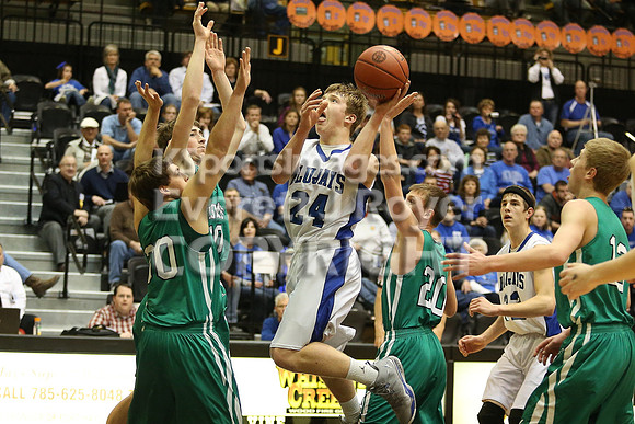 Beloit St. Johns Tipton - Northern Valley Kansas State 1A D2 Basketball