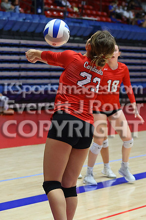 Hoisington vs Neodesha Pool Play at the 3A State Volleyball Tournament