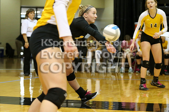 Garden Plain vs  Maranatha 2A Volleyball
