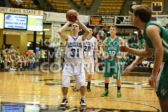 Beloit St. Johns Tipton - Northern Valley Kansas State 1A D2 Basketball