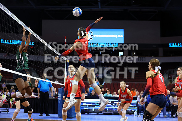 Maranatha Academy vs Ellinwood 2A State Volleyball Tournament