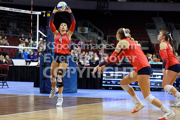 Maranatha Academy vs Ellinwood 2A State Volleyball Tournament