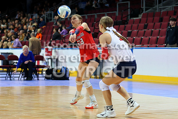 Maranatha Academy vs Ellinwood 2A State Volleyball Tournament
