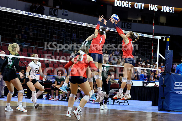 Maranatha Academy vs Ellinwood 2A State Volleyball Tournament
