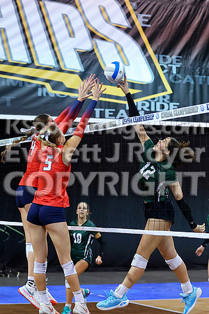Maranatha Academy vs Ellinwood 2A State Volleyball Tournament