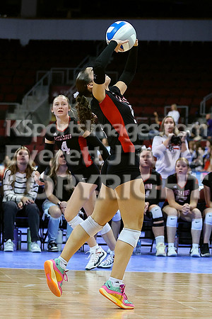 Little River vs Flinthills at the 1AD1 State Volleyball Tournament