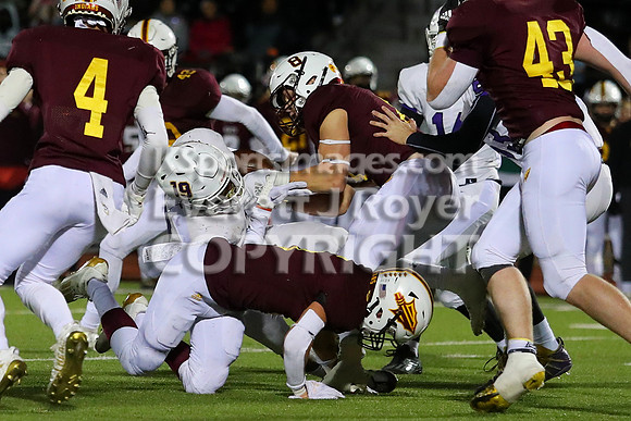 Hays High vs Valley Center 5A Football Playoff Game