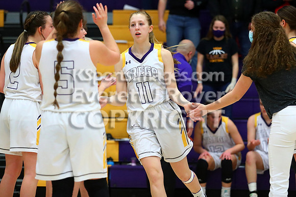 Trego County vs Hoxie 2A Girls Basketball