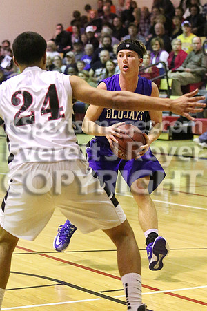 St. Johns Beloit-Tipton Blujays vs. Sylvan-Lucas Mustangs Boys Basketball