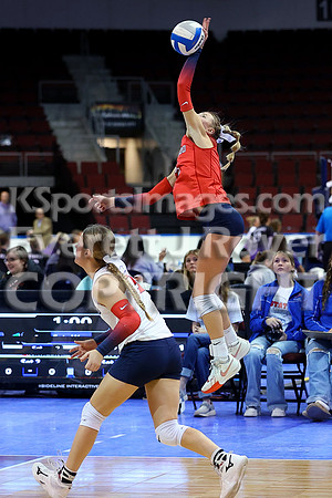 Maranatha Academy vs Ellinwood 2A State Volleyball Tournament