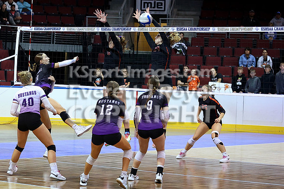 Valley Heights vs Inman 2A State Volleyball Tournament