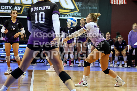 Valley Heights vs Inman 2A State Volleyball Tournament